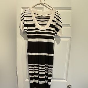 Banana Republic striped short sleeve dress
